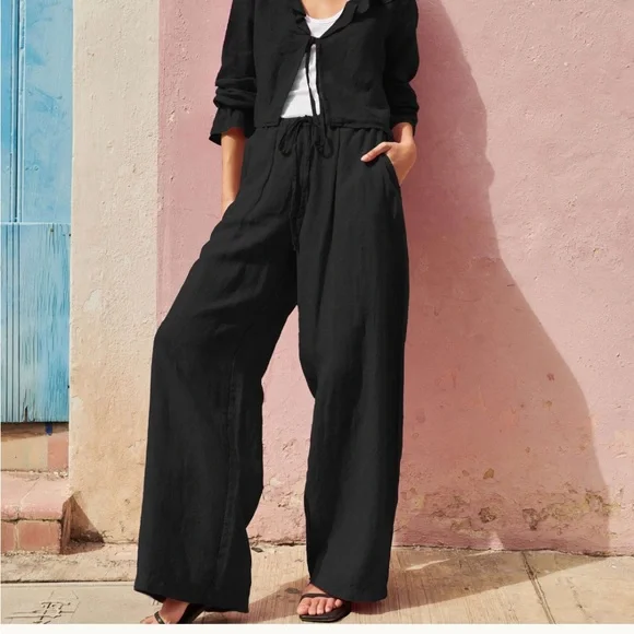 NWT Nation LTD Lucia Linen pant - Picture 1 of 5